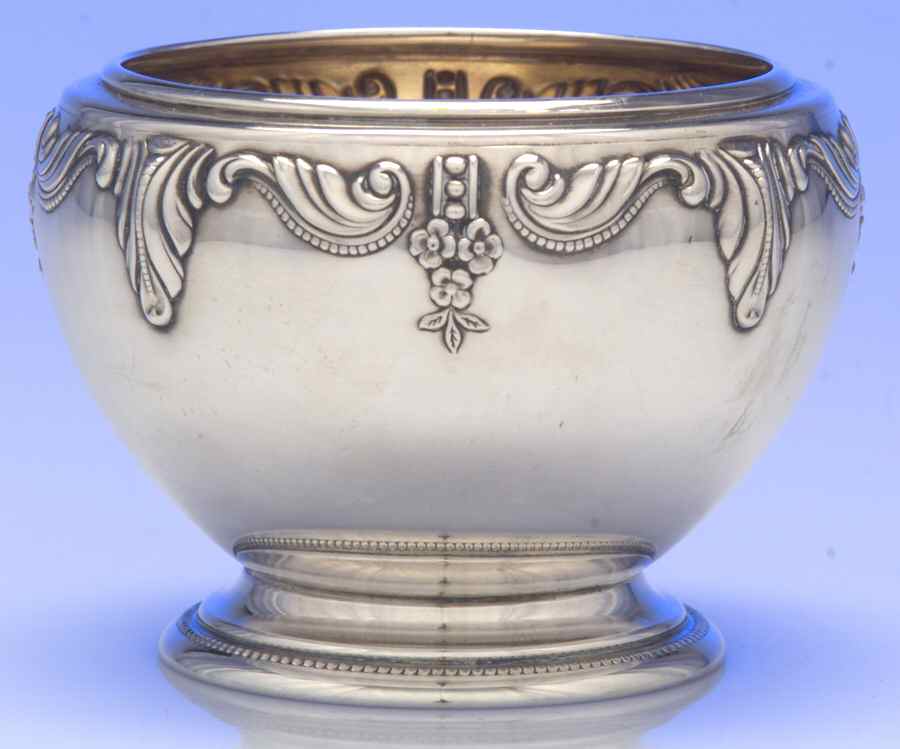 Stradivari (Sterling, Hollowware, Design on Top) Waste Bowl by Wallace Silver-1