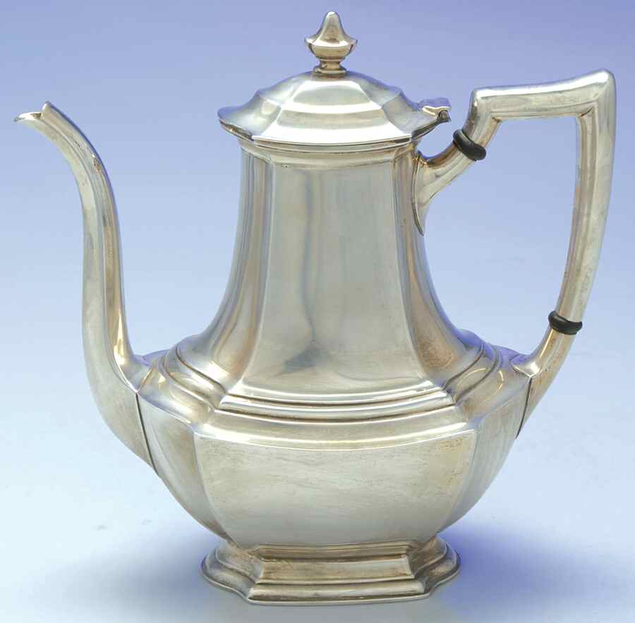 Washington (Sterling, Hollowware) Coffee Pot by Wallace Silver-1