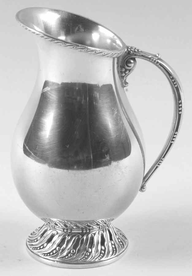 King Christian (Silverplate, Hollowware) Creamer by Wallace Silver-1