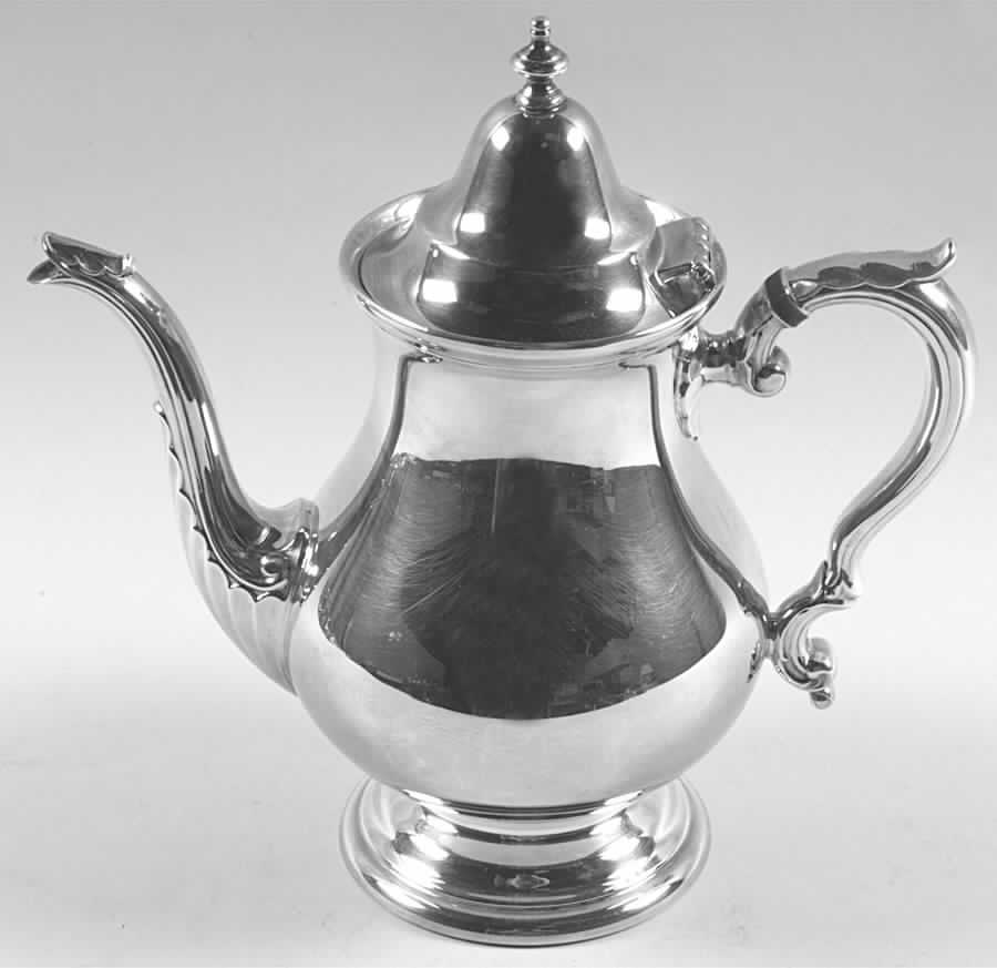Old Guilford (Silverplate, Hollowware) Teapot by Wallace Silver-1