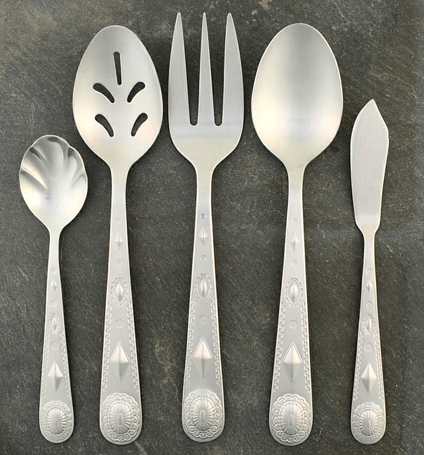 Taos (Stainless) 5 Piece Hostess Set by Wallace Silver-1