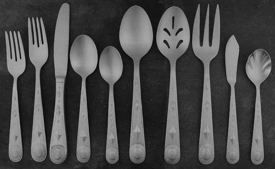 Taos (Stainless) 45 Piece Starter Set by Wallace Silver-1