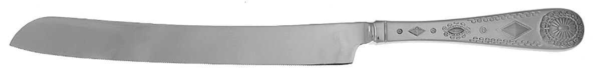 Taos (Stainless) Wedding Cake Knife with Stainless Blade HC by Wallace Silver-1