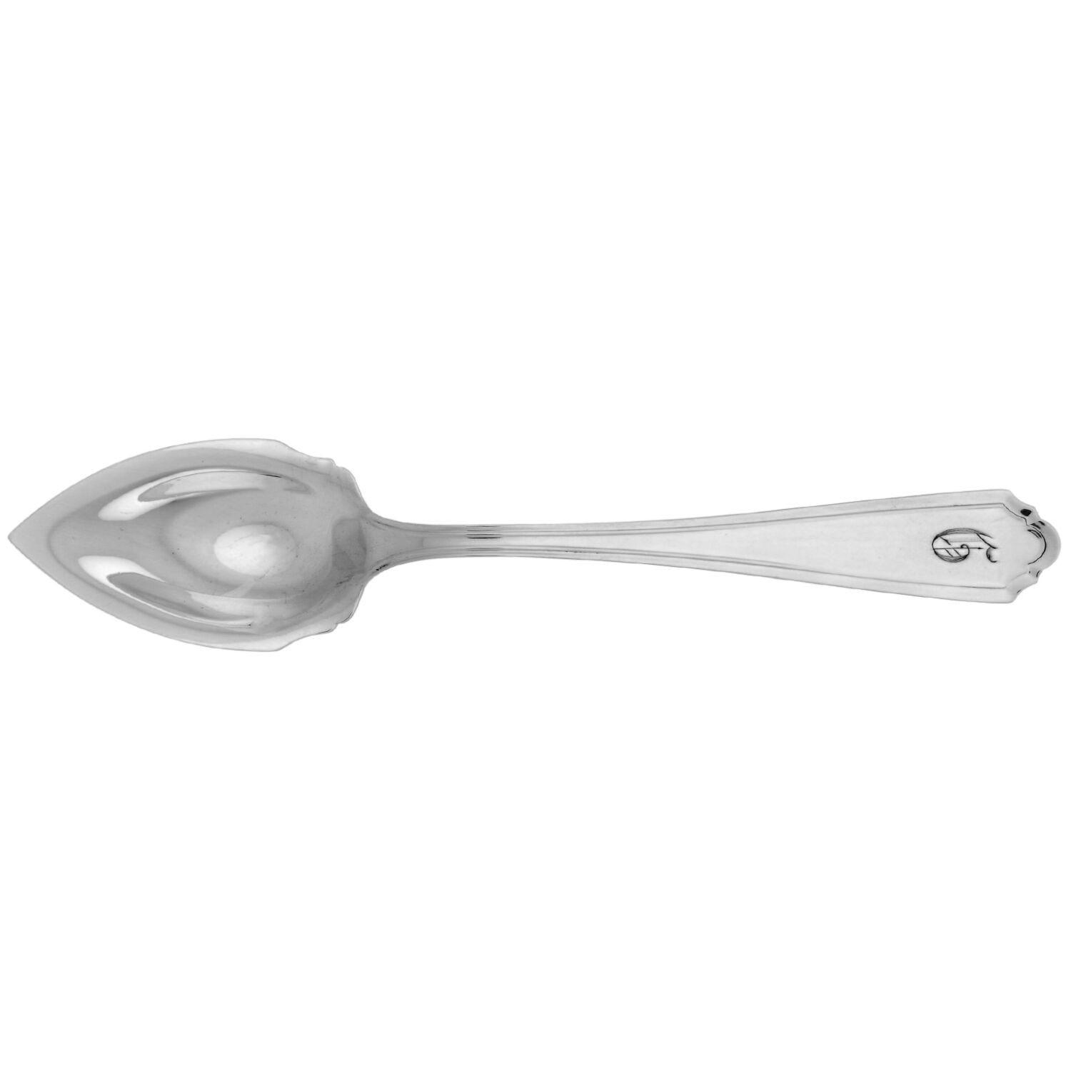 John Alden (Sterling, 1911, Monograms) Orange Spoon by Watson-1