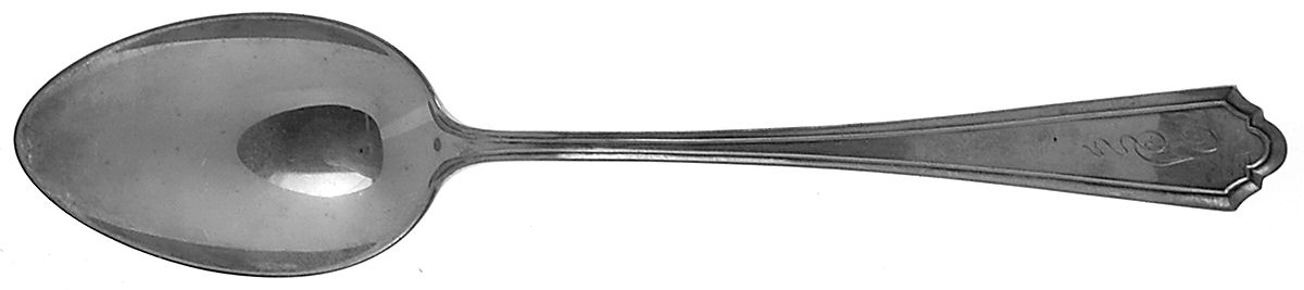 John Alden (Sterling, 1911, Monograms) Tablespoon (Serving Spoon) by Watson-1