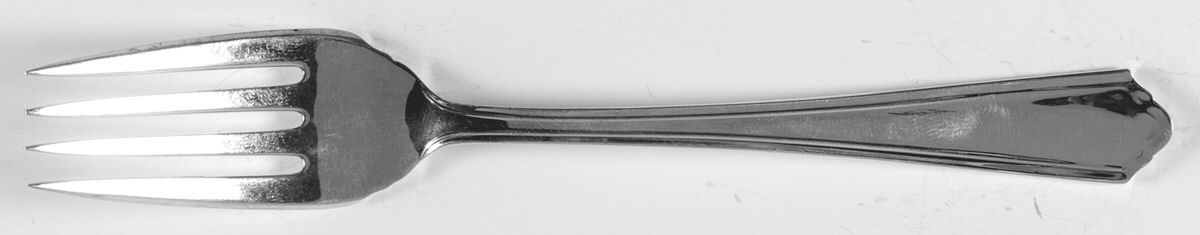 John Alden (Sterling, 1911, Monograms) Large Individual Solid Fish Fork by Watson-1