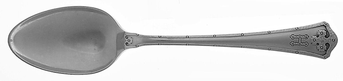 Carmel (Sterling, 1912, Monograms) Teaspoon by Wallace Silver-1