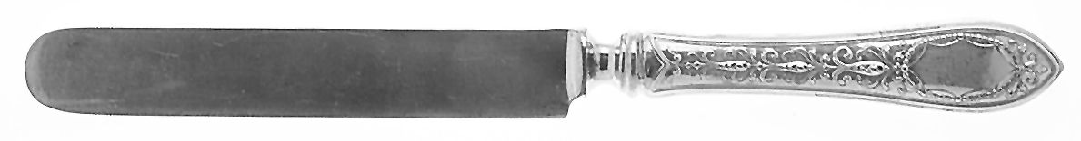 Adam (Sterling, 1907) Blunt Hollow Handle Knife W/Bolster by Whiting Manf Co-1