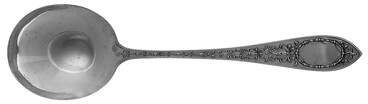 Adam (Sterling, 1907) Round Bowl Soup Spoon (Gumbo) by Whiting Manf Co-1