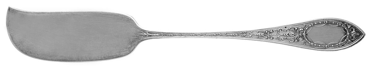 Adam (Sterling, 1907) Large Flat Handle Butter Spreader by Whiting Manf Co-1