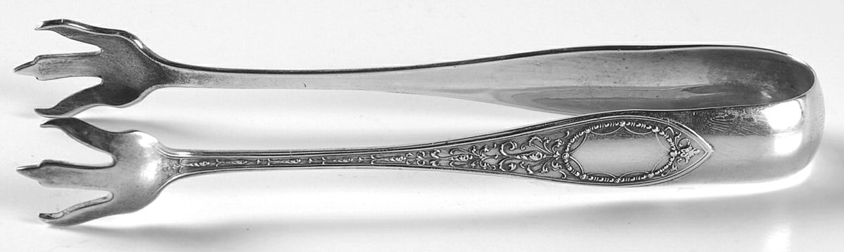 Adam (Sterling, 1907) Large Sugar Tongs by Whiting Manf Co-1
