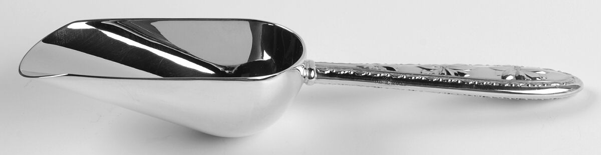 Poinsettia (Sterling) Ice Scoop with Silverplate Bowl by Wallace Silver-1
