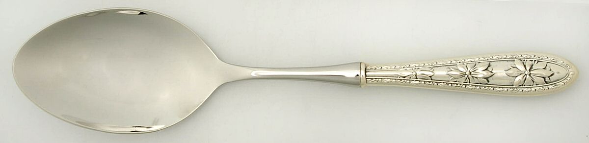 Poinsettia (Sterling) Dressing Spoon with Stainless Bowl by Wallace Silver-1