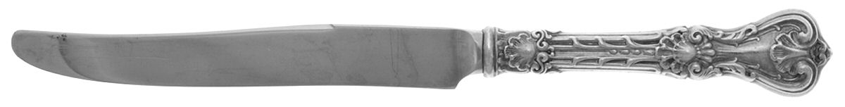 King Edward (Sterling, 1901, Monograms) New French Hollow Knife by Whiting Manf Co-1