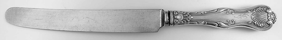Imperial Queen (Sterling, 1893) Old French Table Knife with Bolster by Whiting Manf Co-1