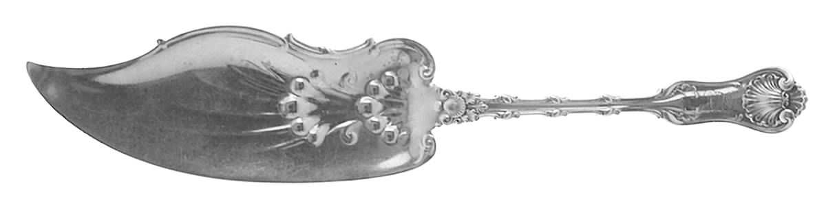 Imperial Queen (Sterling, 1893, Monograms) Large Jelly Knife by Whiting Manf Co-1