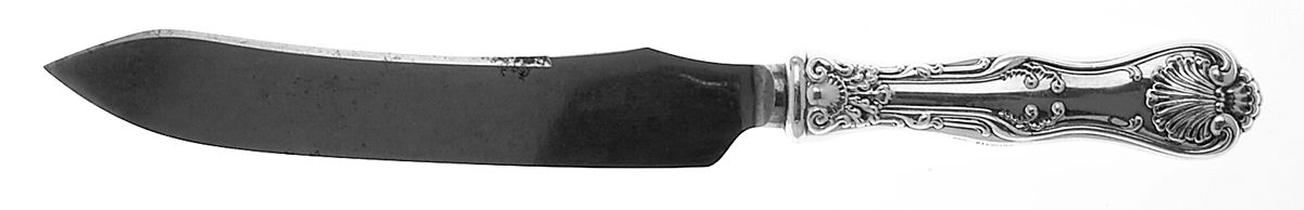 Imperial Queen (Sterling, 1893, Monograms) Individual Bird Knife with Stainless Blade by Whiting Manf Co-1