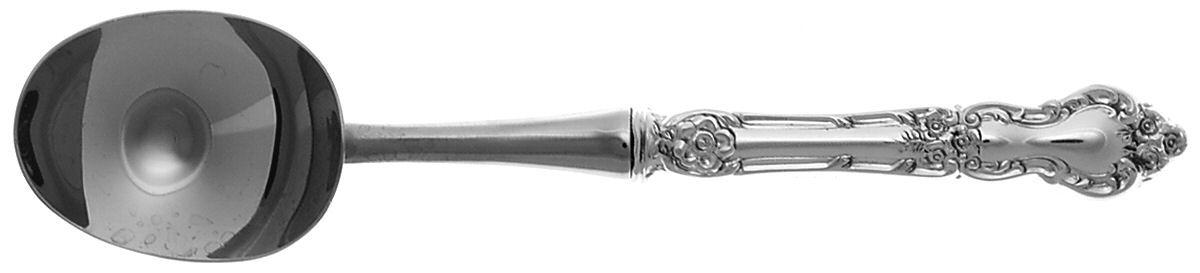 Meadow Rose (Sterling, 1907, No Monos) Ice Cream Scoop with Stainless Bowl by Wallace Silver-1