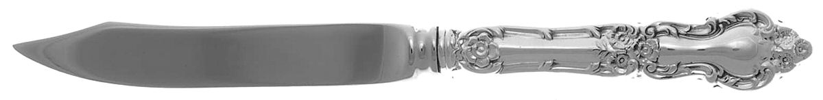 Meadow Rose (Sterling, 1907, No Monos) Individual Fruit Knife with Stainless Blade by Wallace Silver-1