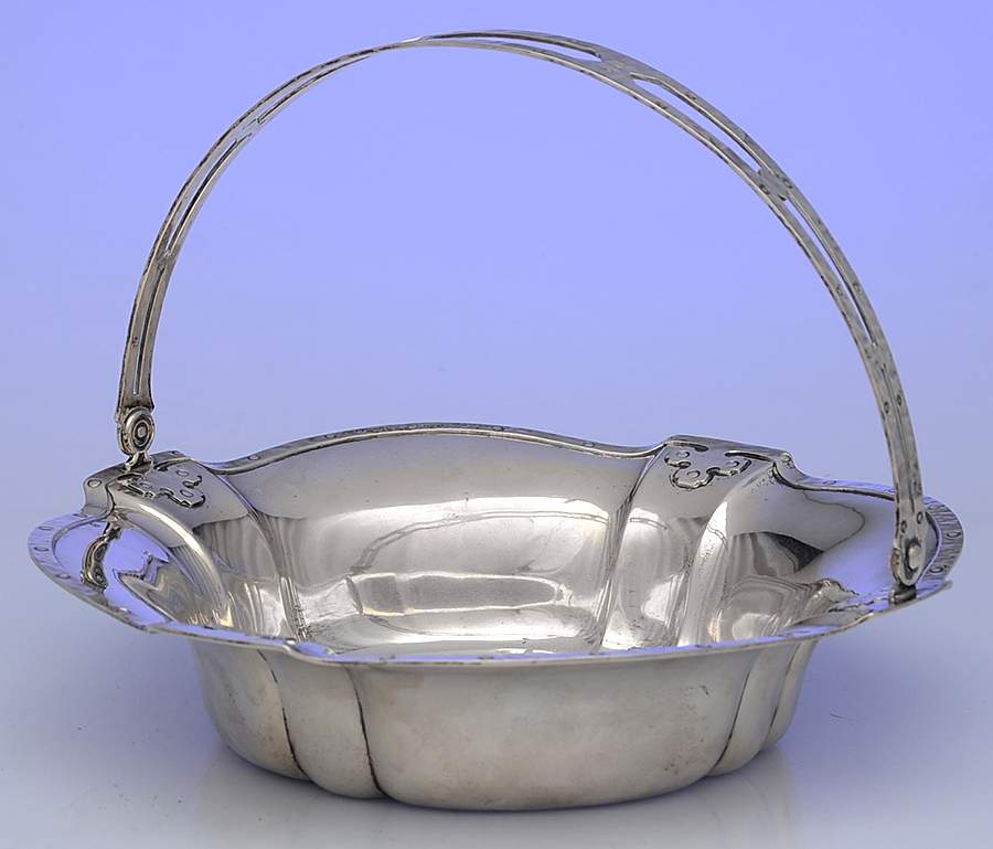 Carmel (Sterling, 1912, Hollowware) Basket by Wallace Silver-1