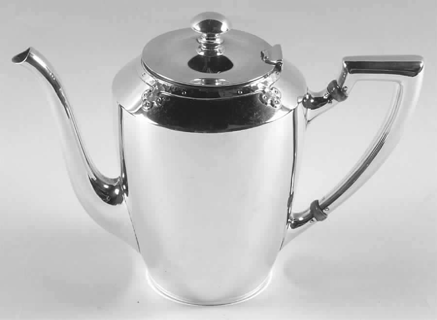 Carmel (Sterling, 1912, Hollowware) Sterling Demitasse Pot by Wallace Silver-1