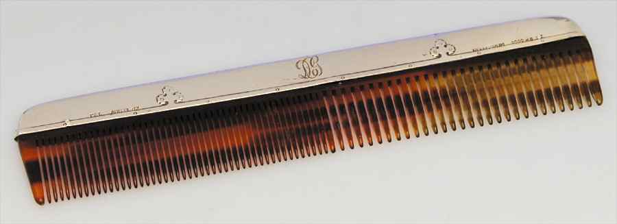 Carmel (Sterling, 1912, Hollowware) Comb by Wallace Silver-1