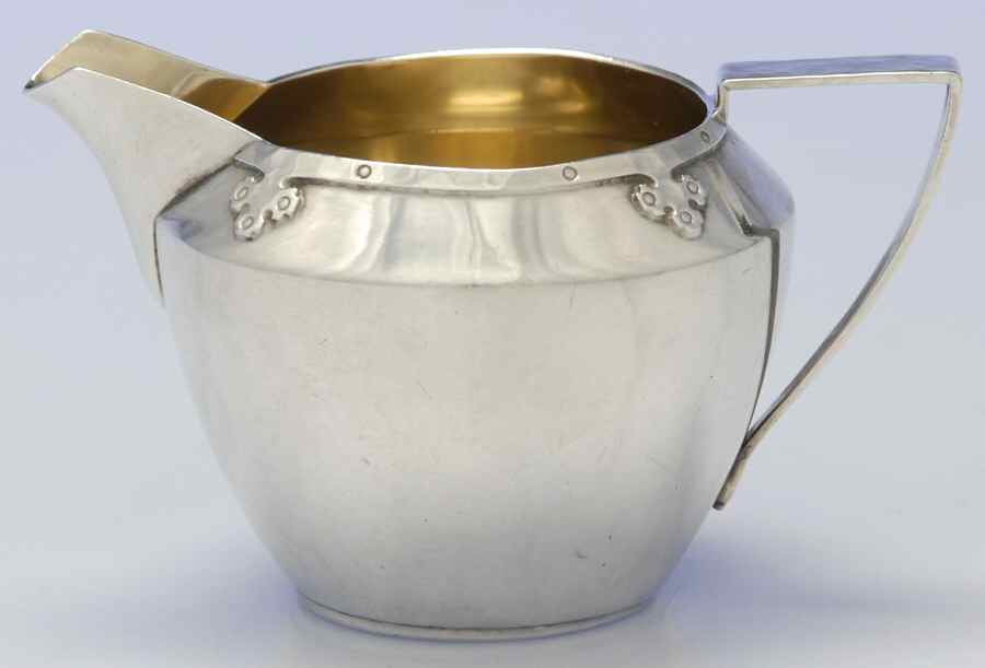 Carmel (Sterling, 1912, Hollowware) Mini Creamer by Wallace Silver-1