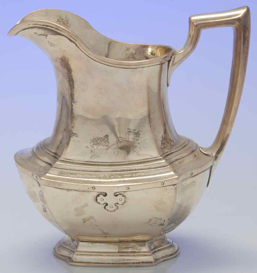 Carmel (Sterling, 1912, Hollowware) Sterling Water Pitcher by Wallace Silver-1