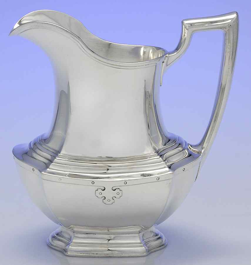 Carmel (Sterling, 1912, Hollowware) Pitcher by Wallace Silver-1