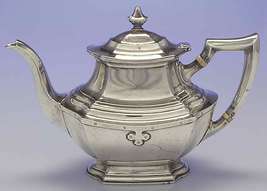 Carmel (Sterling, 1912, Hollowware) Teapot by Wallace Silver-1