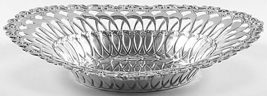 Louis XV (Sterling, 1891, Hollowware) Large Oval Sterling Vegetable Bowl by Whiting Manf Co-1