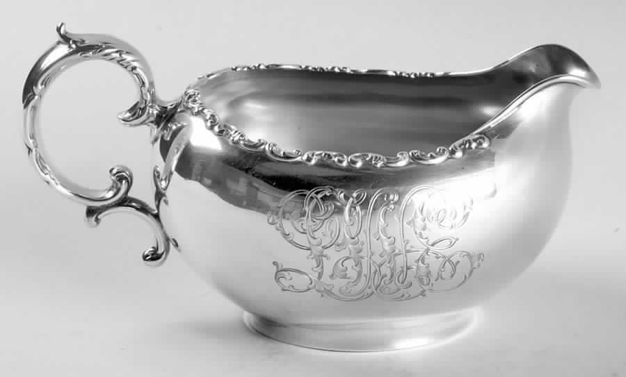 Louis XV (Sterling, 1891, Hollowware) Creamer by Whiting Manf Co-1