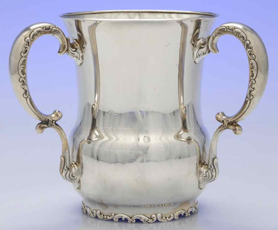 Louis XV (Sterling, 1891, Hollowware) Sterling 3-Handled Loving Cup by Whiting Manf Co-1