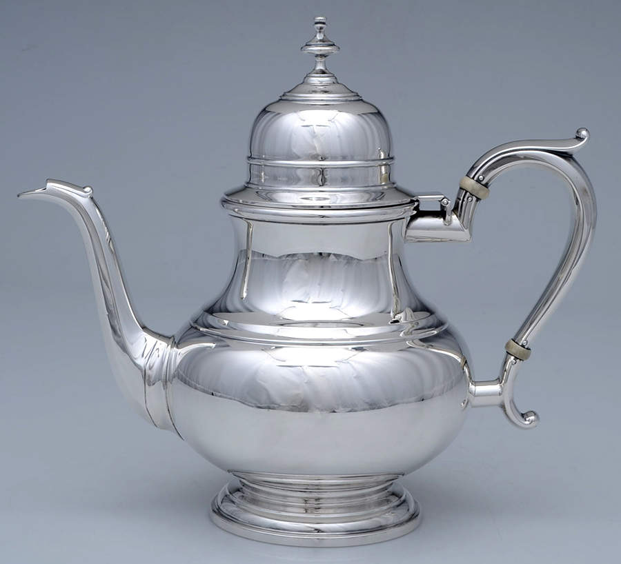 Exemplar (Sterling, S3, Hollowware) Teapot by Watson-1