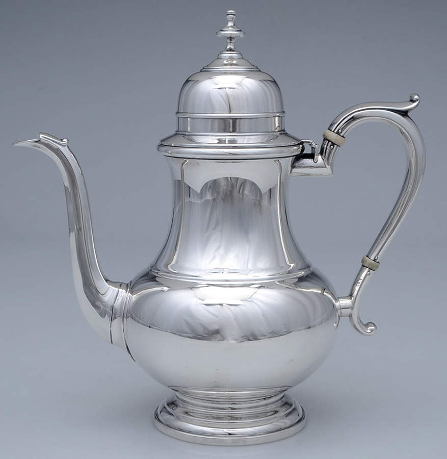 Exemplar (Sterling, S3, Hollowware) Coffee Pot by Watson-1