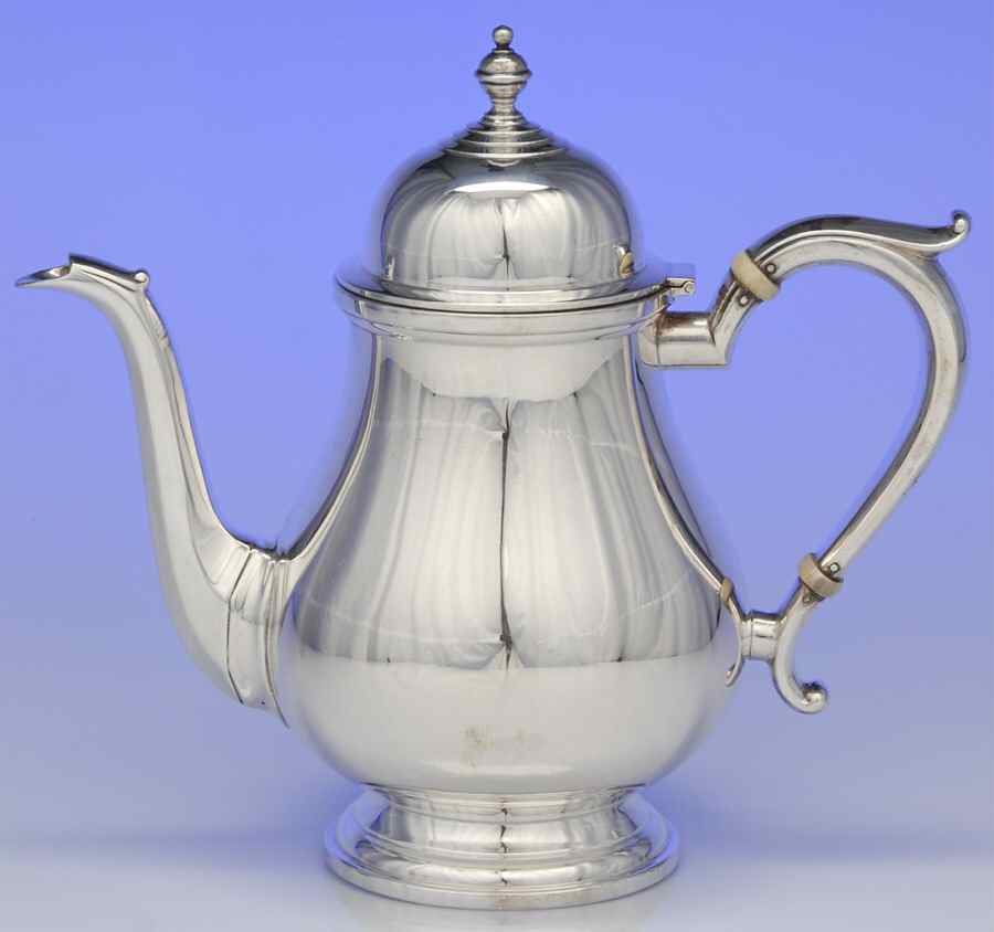 Exemplar (Sterling, S3, Hollowware) Teapot by Watson-1
