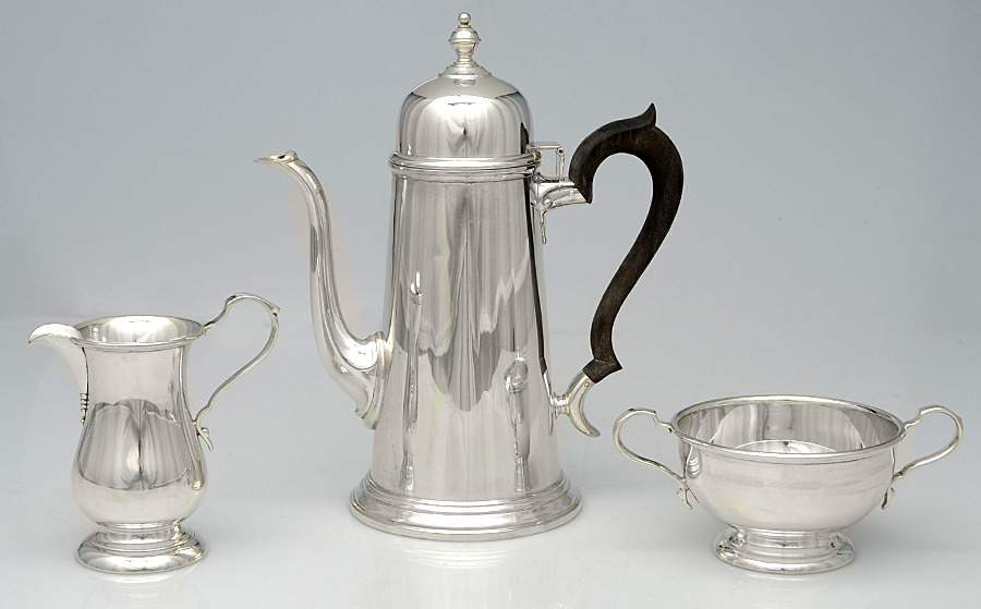 Exemplar (Sterling, S3, Hollowware) 3 Pc Demi Set-(SCPM, SCRM, SSUOM) by Watson-1