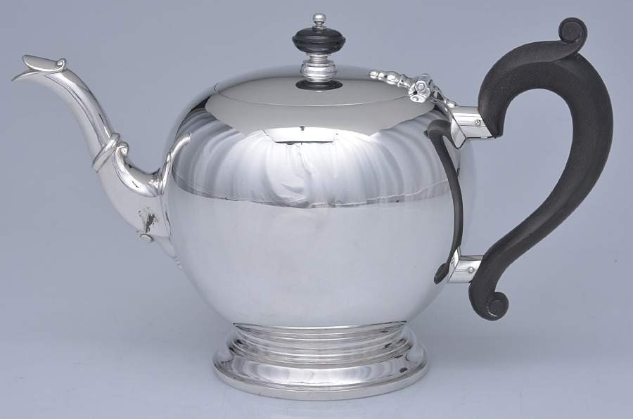 Exemplar (Sterling, S3, Hollowware) Teapot by Watson-1