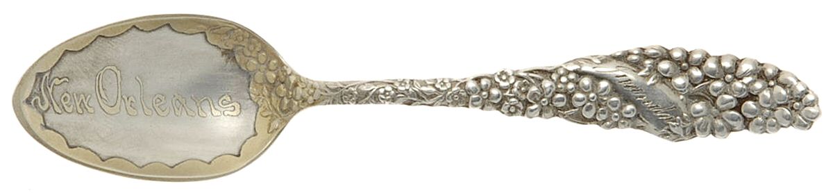 WAS72 (STERLING) Souvenir Spoon (Demitasse) by Wallace Silver-1