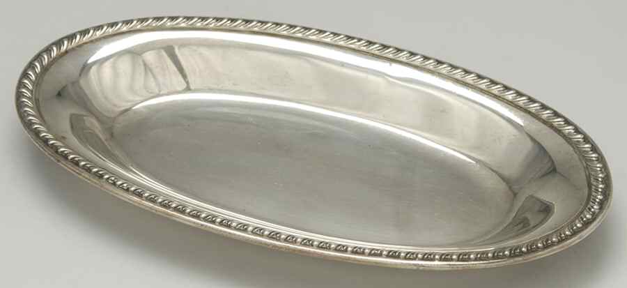 Halifax (Sterling, Hollowware) 11" Bread Tray by Wallace Silver-1