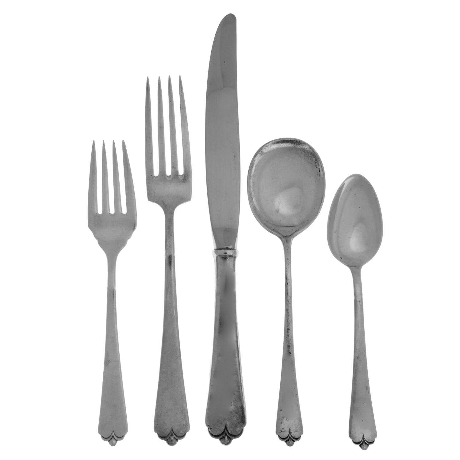 Lotus (Sterling, 1935) 40  Piece Estate Set by Watson-1