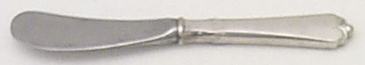 Lotus (Sterling, 1935) Butter Spreader Hollow Hdl-Paddle/Stainless Blade by Watson-1