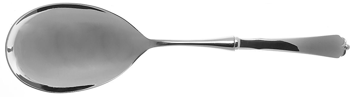 Lotus (Sterling, 1935) Salad Serving Spoon with Stainless Bowl by Watson-1