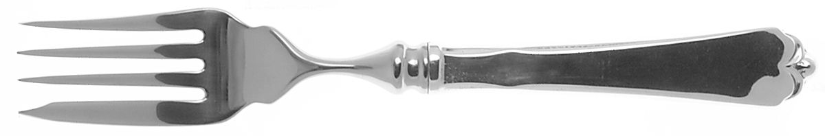 Lotus (Sterling, 1935) Individual Hollow Fish Fork, Stainless Tines by Watson-1