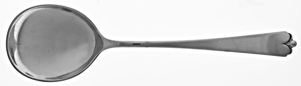 Lotus (Sterling, 1935) Round Bowl Soup Spoon (Cream Soup) by Watson-1