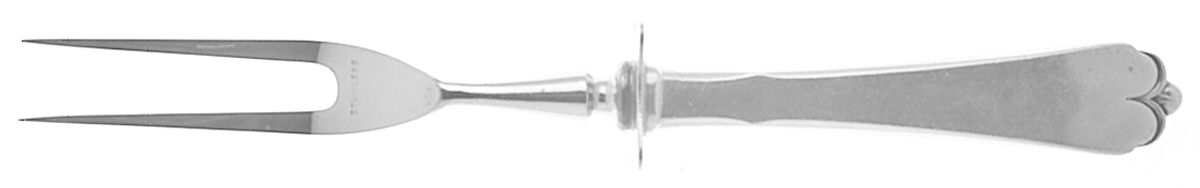 Lotus (Sterling, 1935) Large Stainless-Prong Roast Carving Fork by Watson-1