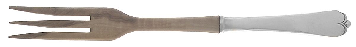 Lotus (Sterling, 1935) Salad Serving Fork with Wooden Prongs by Watson-1