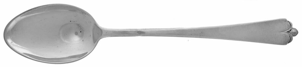 Lotus (Sterling, 1935) Dessert/Oval Soup Spoon by Watson-1