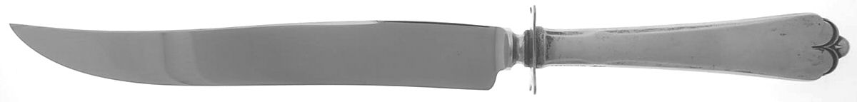 Lotus (Sterling, 1935) Large Stainless Blade Roast Carving Knife by Watson-1