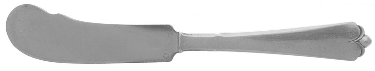 Lotus (Sterling, 1935) Flat Handle Butter Spreader by Watson-1